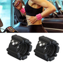 1 Pair Yoga Fitness Detachable Weight-Bearing Bracelets Sports Weight-Bearing Silicone Wrist Bands, Specification: 1800G (Black)