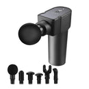 J19 Mini Fascia Gun Vibration Massage Muscle Relaxer, Specification: Button(Black)