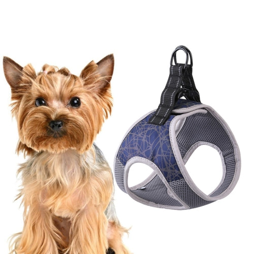 Dog Leash Vest Type Pet Chest Harness Special Leash For Small Dogs, Specifications (length * width): XL(Blue)