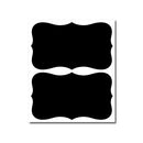 50 Sets Erasable Waterproof Removable Bottle Can PVC Blackboard Sticker 2PCS/Set 190x225mm