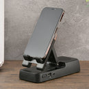 Multifunctional Desktop Stand For Mobile Phone And Tablet With Bluetooth Speaker(Black)