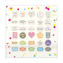 GY035 4 Sets Student Inspirational Graffiti Waterproof Stickers(30 Pcs/Set)