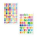 5 Sets Laser Number Date English Letter Sticker Hand Account Material Sticker(2 Pcs/Set)
