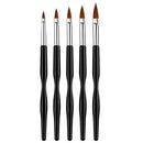 SKU001093 4 PCS Crystal Carving Brush Plastic Waist Rod Nail Tool