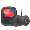 K21 2.8 Inch Screen Mini Retro Handheld Game Console For Kids Built-In 620 Games Support TV Output, Double Players-Black