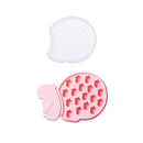 2 PCS Household Animal Silicone Ice Tray With Lid Ice Box Mold, Specification: Squirrel(Pink)