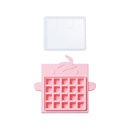 2 PCS Cartoon Silicone Ice Box With Lid Complementary Food Puree Cheese Chocolate Jelly Mold, Specification: Boy (Pink)