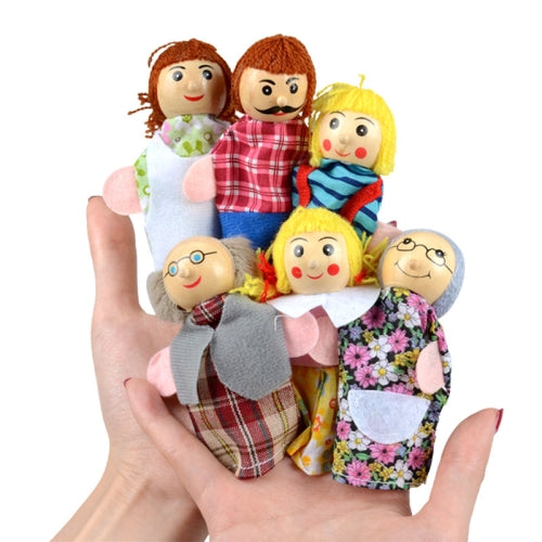 A601 Family Finger Doll Puzzle Early Childhood Parent-Child Story Toy