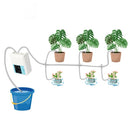 G89456 Solar Intelligent Voice Timing Automatic Flower Watering Device Lazy Plant Dripper, Specification: Single Pump 15 Sets(White)