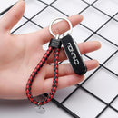 CHUNOU Multifunctional Stainless Steel Folding Nail Clipper Metal Keychain, Colour: Black Red Rope+Pendant (Black)