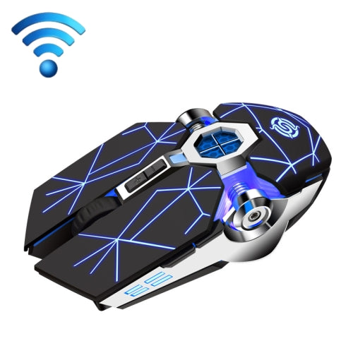 K-Snake1600 DPI 7-Keys Computer Gaming 2.4G Wireless Mouse, Colour: Crack