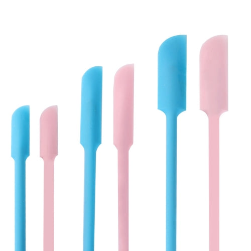 6 in 1 Silicone Beauty Spatula Sauce Applicator Cream Spatula Set(Mixed Color )