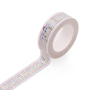 6 Rolls Bronzing Paper Tape Decorative Album Paper Hand Torn Stickers(Q-32)