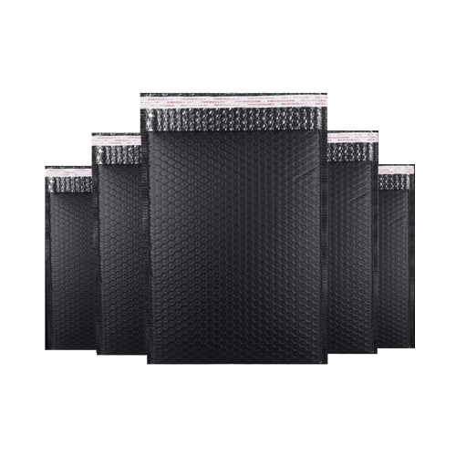 100 PCS Black Co-Extrusion Film Bubble Bag Logistics Packaging Shockproof Bag Color Express Bag 15x19+4cm