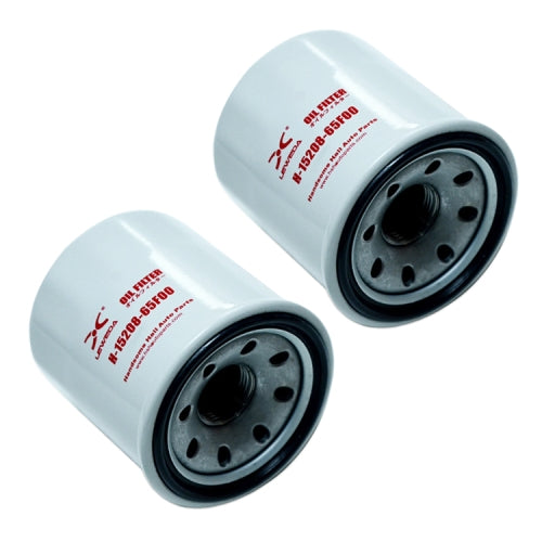 2 PCS LEWEDA Car Oil Filter 15208-65F00 15208-65f0a Suitable For Nissan Tiida / Geniss / Livina / Qashqai / Sunny / Teana
