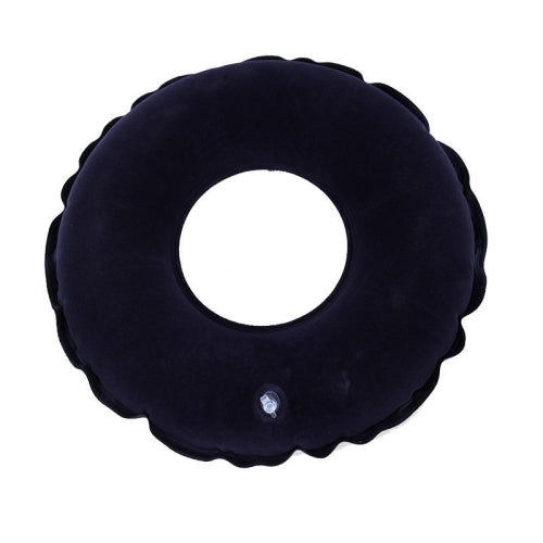 2 PCS Anti-Decubitus Inflatable Cushion For Pregnant Women And Elderly Health Care Cushion,Style: Round Blue