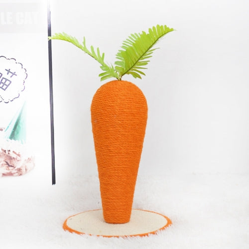 Sisal Cat Climbing Frame Toy Simulation Radish Pet Supplies, Specification: 26x26x29cm