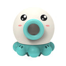 5 PCS Baby Shower Bathing And Playing Toys Spray Shower Watering Octopus Mint Green