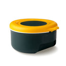 2 PCS Four-Piece Home Seasoning Box Kitchen Flavor Set Storage Box With Cover(Green)