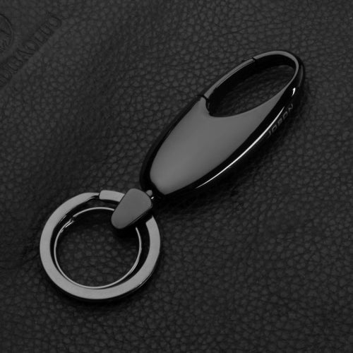 JOBON ZB-6618 Car Keychain Men Waist Holding Car Key Rings(Black Ice)