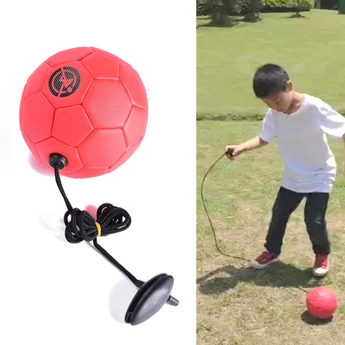 Children Training Football with Non-detachable Rope (No. 2 Red)