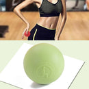 Fascia Ball Muscle Relaxation Yoga Ball Back Massage Silicone Ball, Specification: Flat Matcha Green Ball