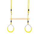 Children Exercise Sports Rings Adult Fitness Household Climbing Rings Outdoor Rings Swing,Random Color Delivery