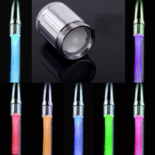 2 PCS LED Faucet Color Changing Luminous Faucet, Specification: Colorful Slow Flash