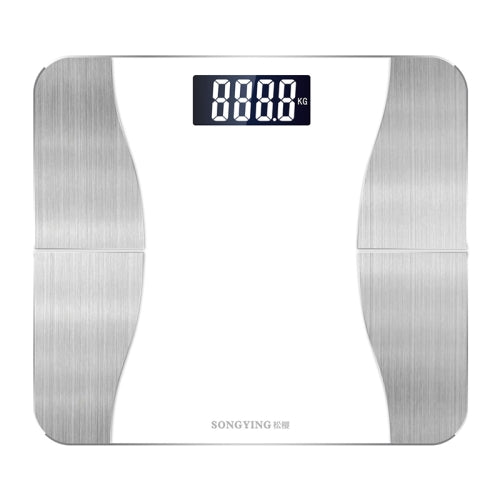 SONGYING SY06 Smart Body Fat Scale Home Body Weight Scale, Size: Charging Version(290x260mm)(Clouds White)