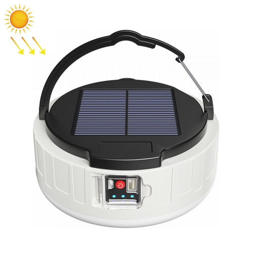 HB208 Solar Power 100W 37 LED Household Emergency Light Mobile Night Market Light Camping Light