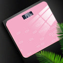 TZ01 Household Weight Scale Health Electronic Scale Battery Style (Peach Pink)