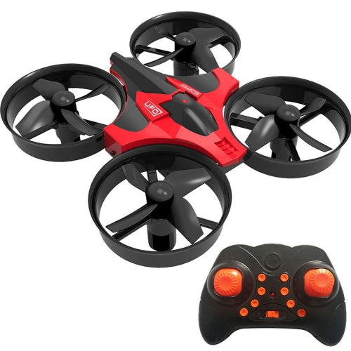 807 2.4G Mini Four-Axis Aircraft 360 Degree Rotary Small Remote Control Aircraft Children Toys, Colour: Ordinary Version (Red)