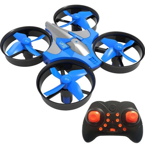 807 2.4G Mini Four-Axis Aircraft 360 Degree Rotary Small Remote Control Aircraft Children Toys, Colour: Ordinary Version (Blue)