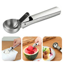 4 PCS Stainless Steel Ice Cream Spoon Dessert Spoon Ice Cream Scooper