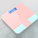 2 PCS TUY 6026 Human Body Electronic Scale Home Weight Health Scale, Size: 28x28cm( Battery Type Pink)
