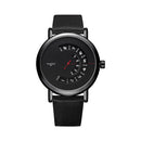 YAZOLE Turntable Men Quartz Watch(509 Black Tray Black Belt)