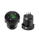 Car Time Display Car Truck Ship 12-24V Modification Accessories Green Light Without Line