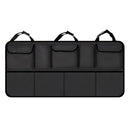 Car Seat Rear Storage Hung Bag Car Waterproof Storage Net Bag, Colour: Upgrade Black