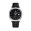 YAZOLE 308 Luminous Quartz Watch Men Watch(Black Tray Black Belt)