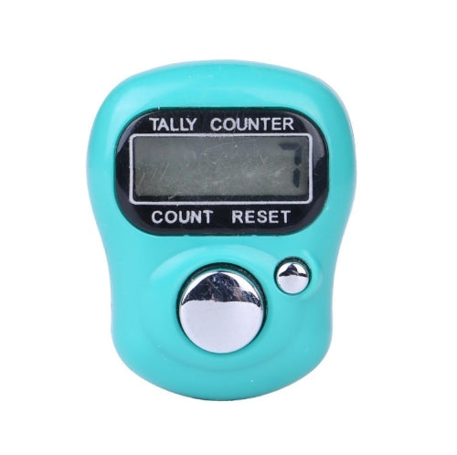 10 PCS Plastic Finger Counter Manual Ring Style Mini Electronic Counter, Random Colour Delivery