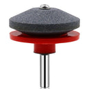 6 PCS Grinding Stone Industrial Electric Sharpener Mower Grinding Tool Wear Resistant Grinding Head, Specification: Plastic Red