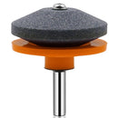 6 PCS Grinding Stone Industrial Electric Sharpener Mower Grinding Tool Wear Resistant Grinding Head, Specification: Plastic Orange