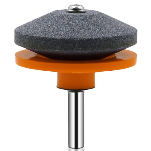 6 PCS Grinding Stone Industrial Electric Sharpener Mower Grinding Tool Wear Resistant Grinding Head, Specification: Plastic Orange