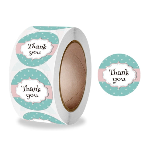 10 Rolls Seal Sticker Thank You Cute Animal Sticker Crafts Holiday Decoration Sticker, Size: 2.5cm / 1 Inch(A-306)