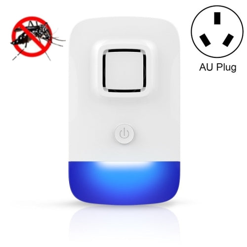Household Ultrasonic Electronic Mosquito Repellent High-Power Frequency Conversion Mouse Repellent Specifications: AU Plug(White)