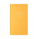 4824 2 PCS Portable Notepad Small Fresh Notebook Hand Ledger(Macaron Yellow)