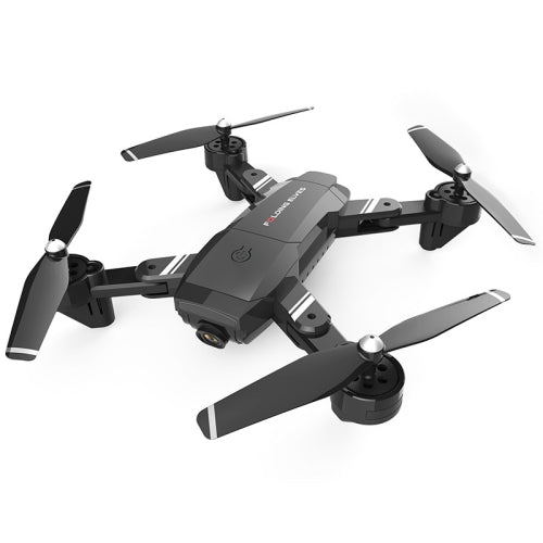 OSHIONO Folding UAV HD Aerial 4K Long Endurance Gesture Four-Axis Remote Control Aircraft, Colour: Black 720P