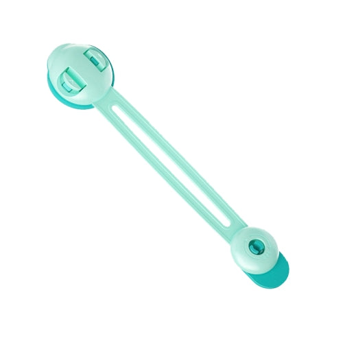 5 PCS Baby Anti-Clip Hand Cabinet Door Lock Baby Protective Refrigerator Lock Drawer Lock, Colour: Paga Green