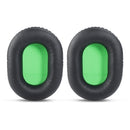 2 PCS Headset Sponge Cover For Razer V2, Colour: Black Skin Green Net