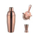Stainless Steel Shaker Cocktail Shaker Set Hand Shaker Cup Fancy Shaker Rose Gold Set